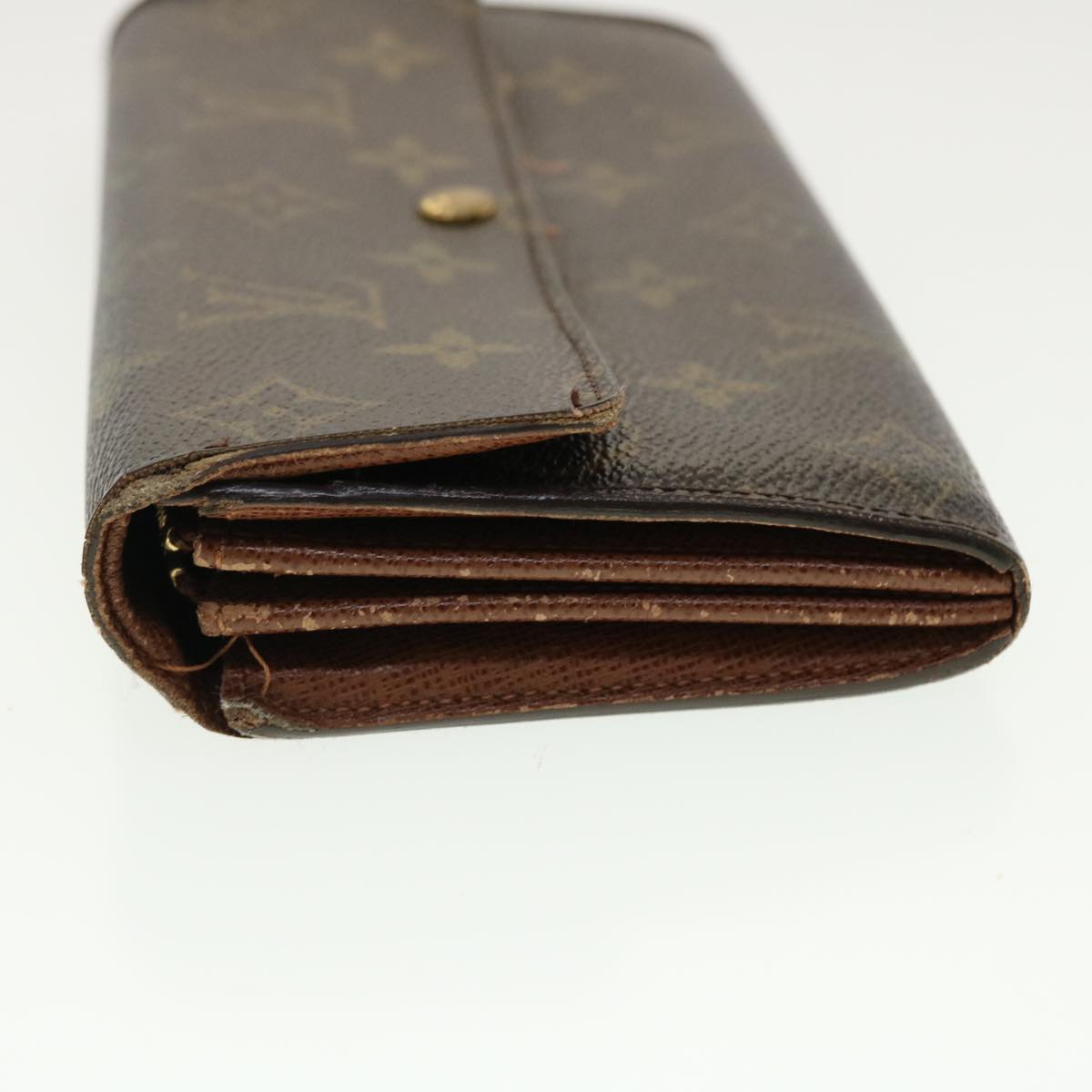 LOUIS VUITTON Monogram Portefeiulle Sarah Long Wallet M66556 LV Auth 39470