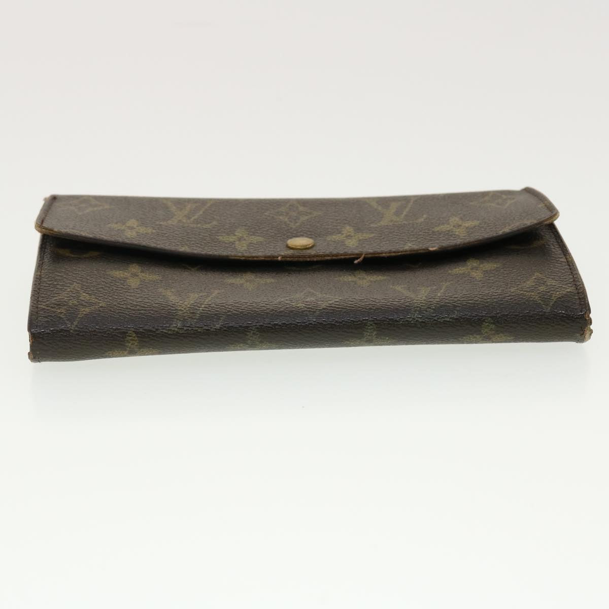 LOUIS VUITTON Monogram Portefeiulle Sarah Long Wallet M66556 LV Auth 39470