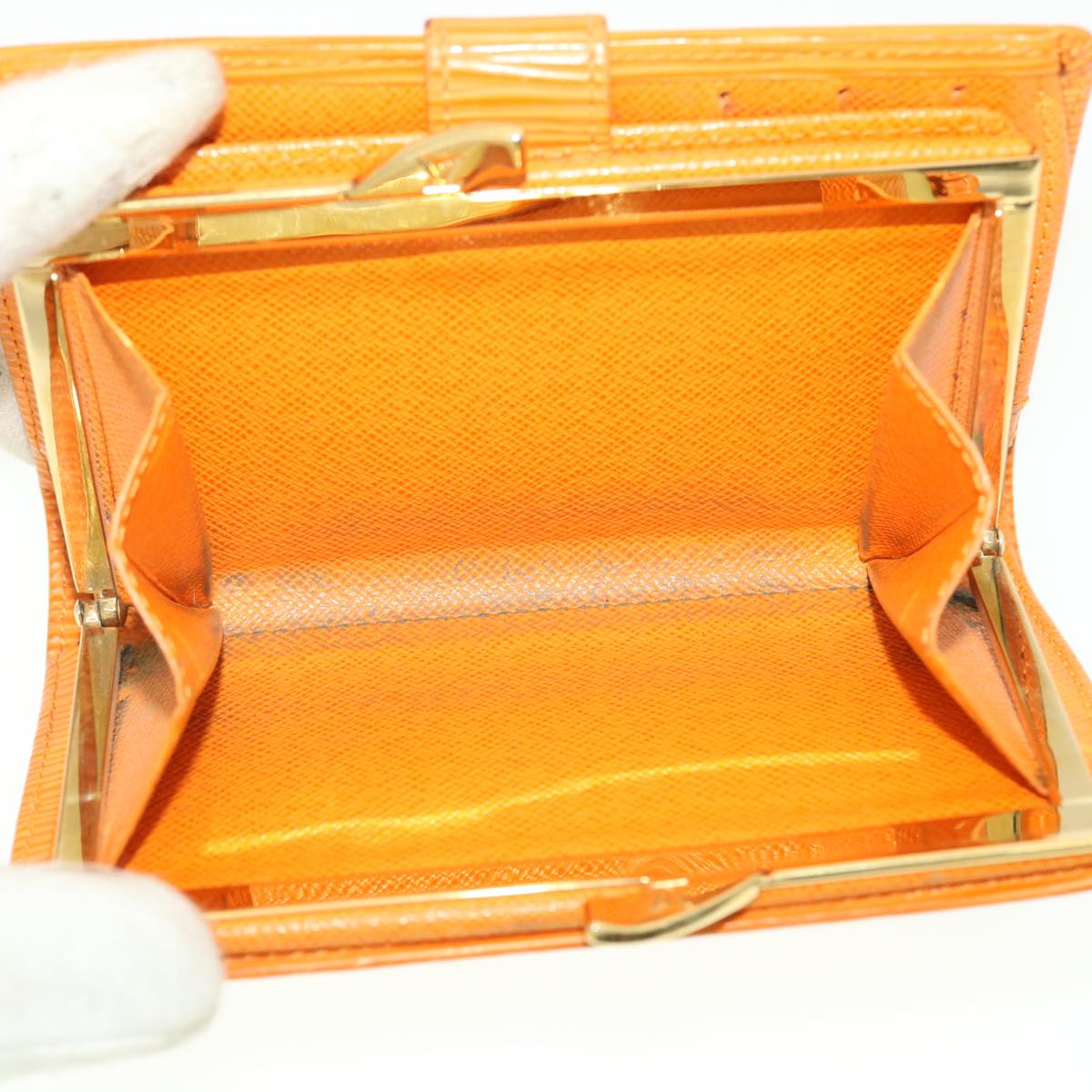 LOUIS VUITTON Epi Porte Monnaie Billets Viennois Wallet Orange M6324H LV 39484