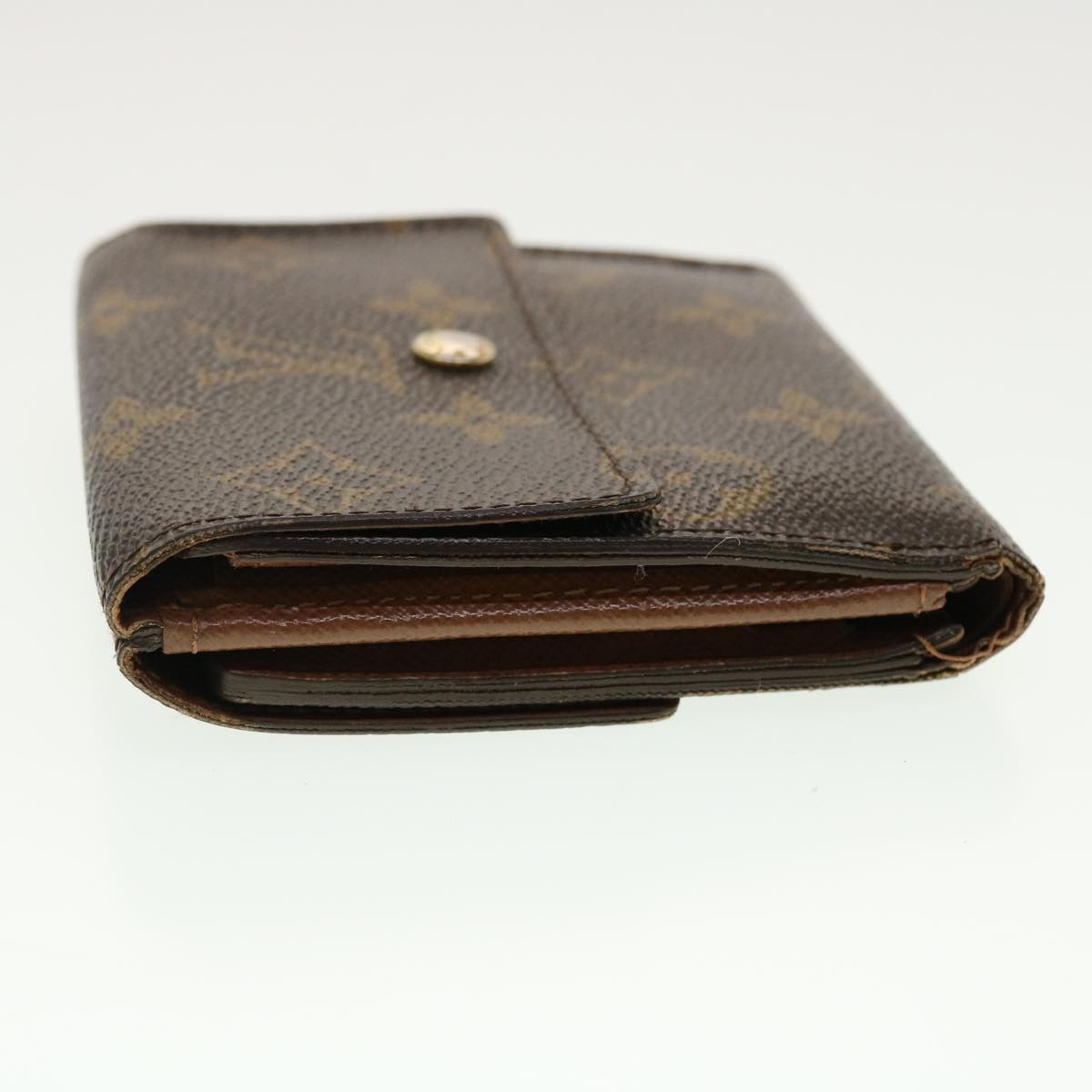 LOUIS VUITTON Monogram Porte Monnaie Billets Cartes Credit Wallet LV Auth 39486