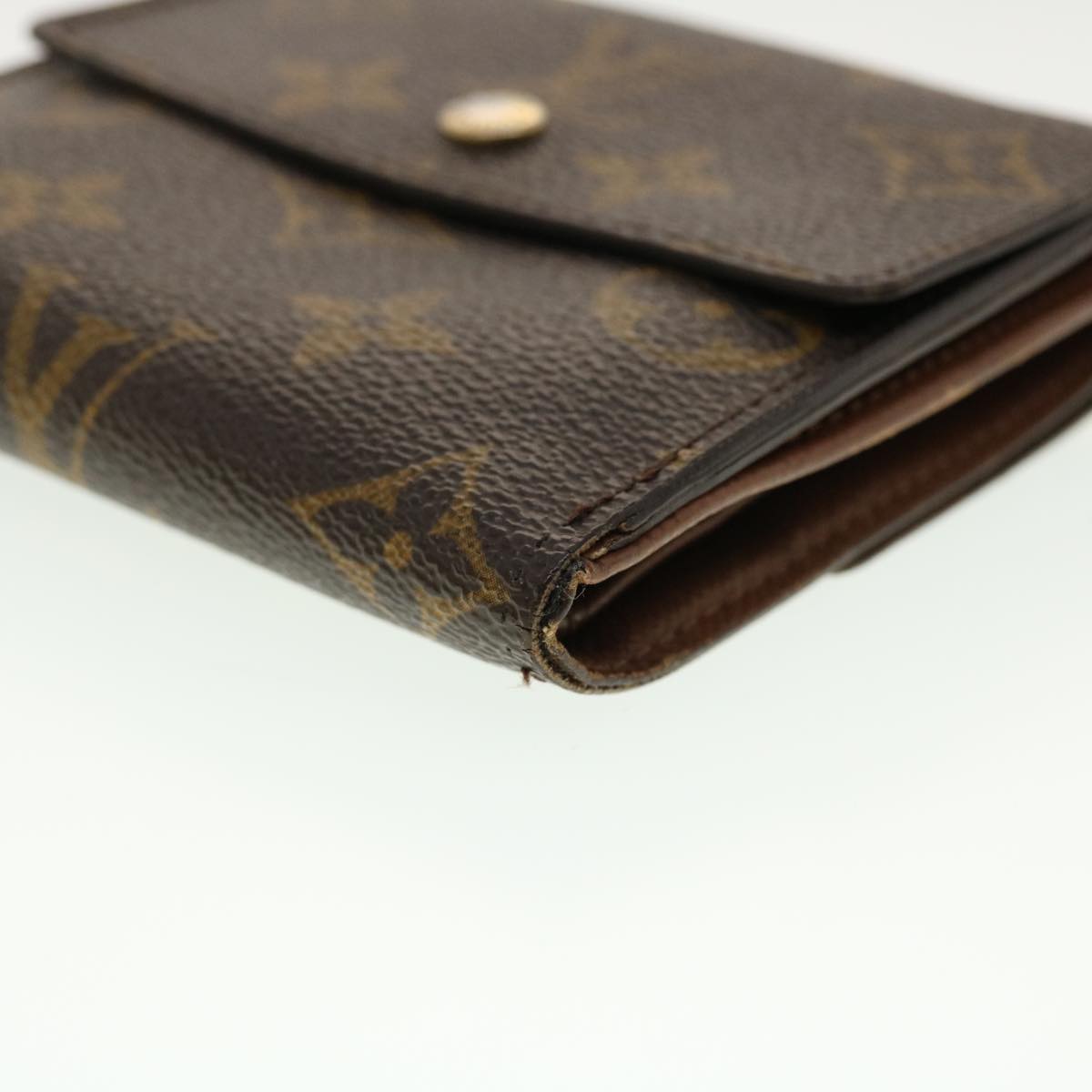 LOUIS VUITTON Monogram Porte Monnaie Billets Cartes Credit Wallet LV Auth 39486