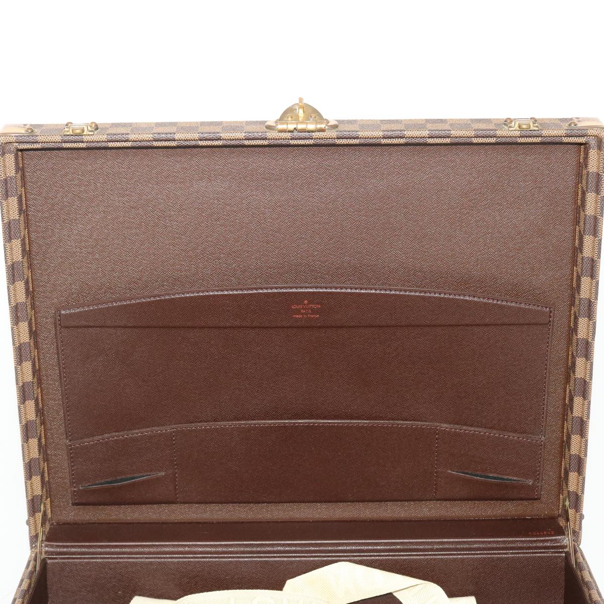 LOUIS VUITTON Damier Ebene President Trunk SPO LV Auth 39928SV