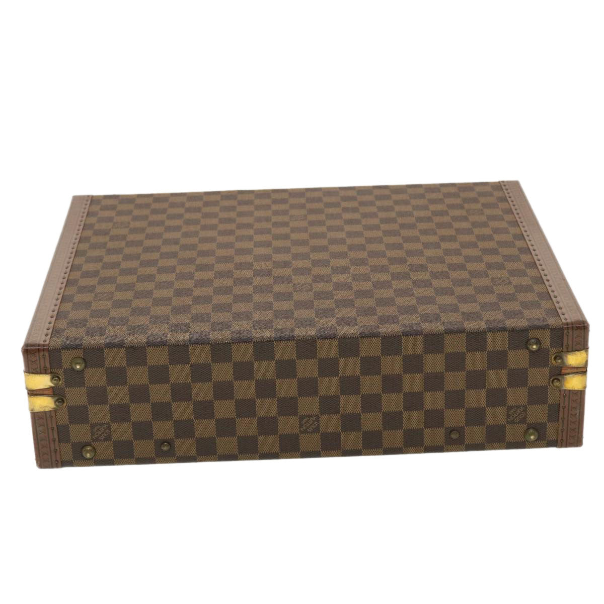 LOUIS VUITTON Damier Ebene President Trunk SPO LV Auth 39928A