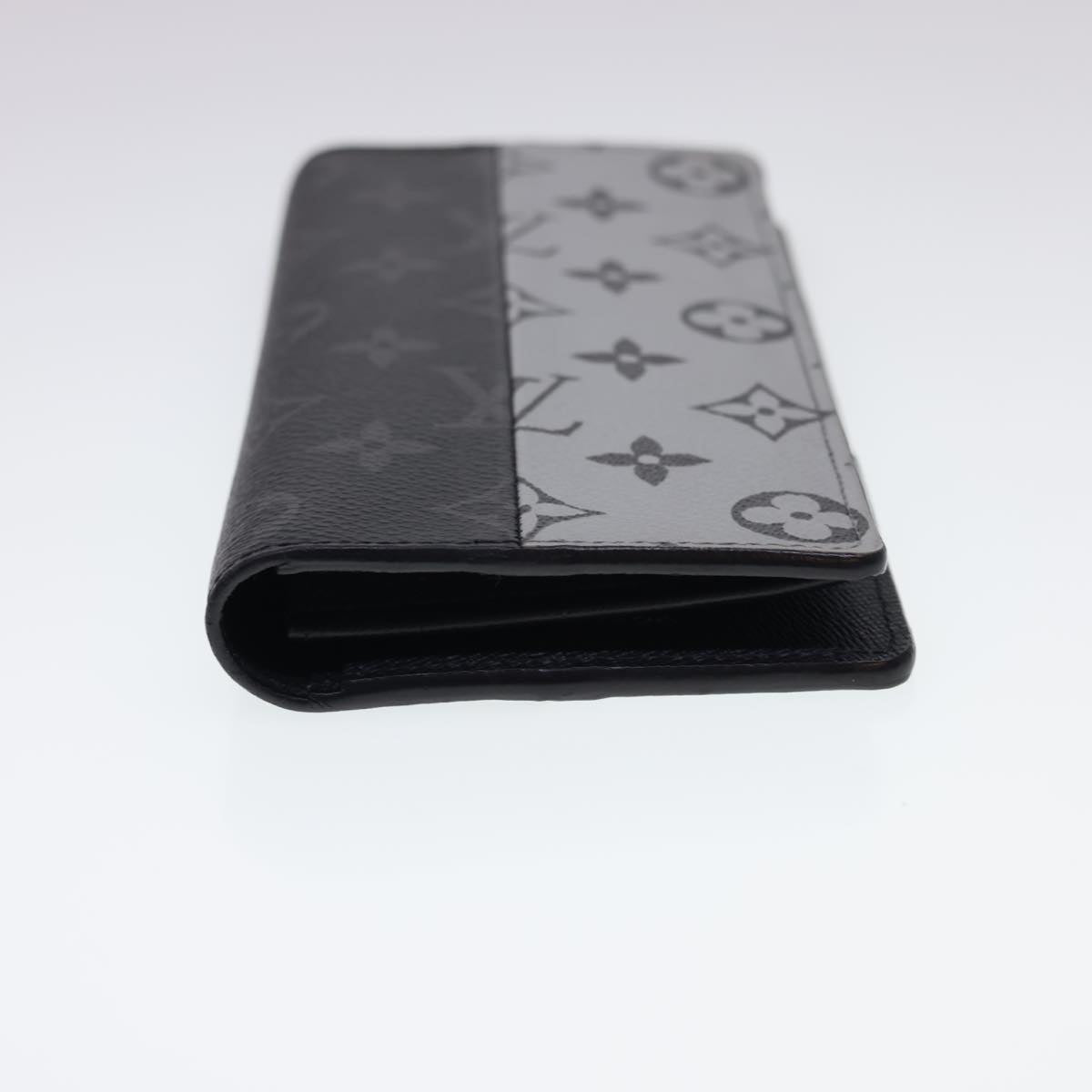 LOUIS VUITTON Eclipse Split Portefeuille Braza Long Wallet M63027 LV Auth 40074A