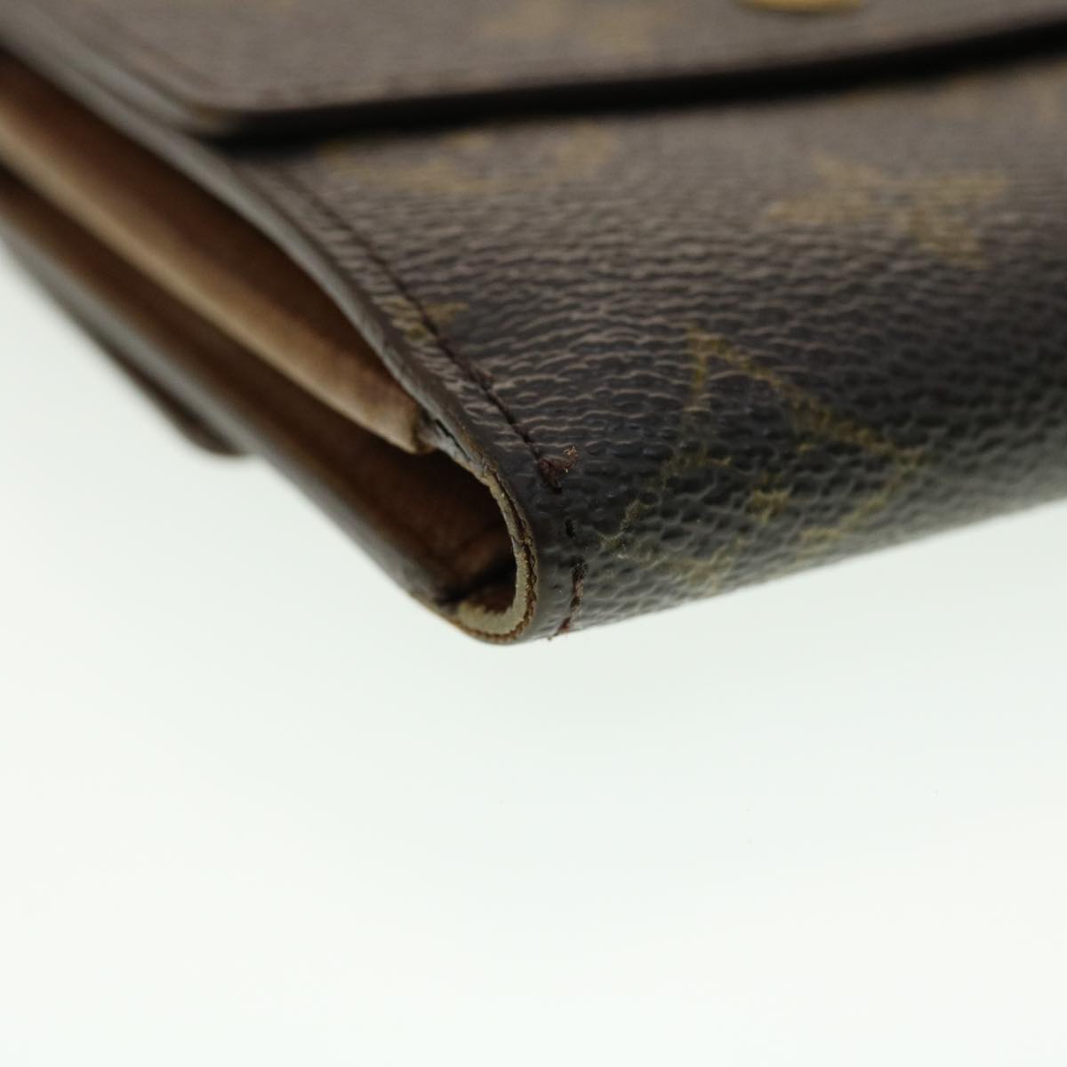 LOUIS VUITTON Monogram Portefeuille Elise Wallet M61654 LV Auth 40638