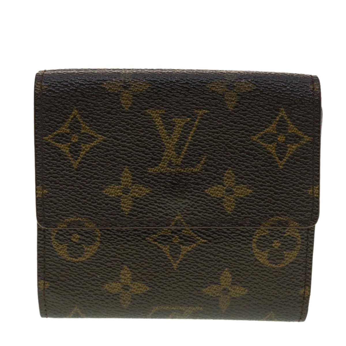 LOUIS VUITTON Monogram Portefeuille Elise Wallet M61654 LV Auth 40638