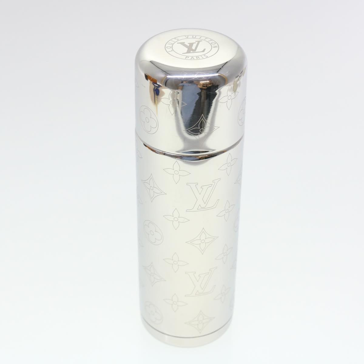 LOUIS VUITTON Monogram NBA FLASK HOLDER Water Bottle Blue Red GI0565 Auth 40703SM