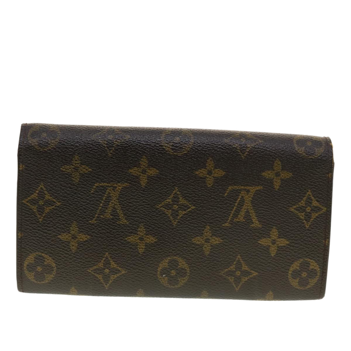 LOUIS VUITTON Monogram Portefeuille Sarah Long Wallet M60531 LV Auth 40917