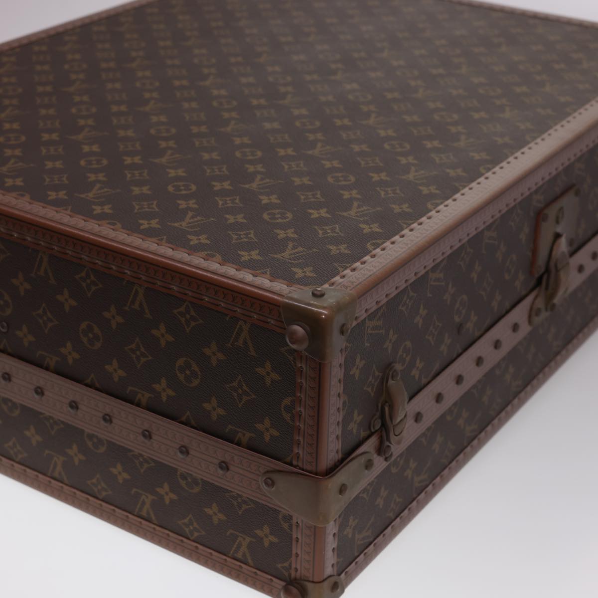LOUIS VUITTON Monogram Gemine Shoes Trunk M21626 LV Auth 41008SV