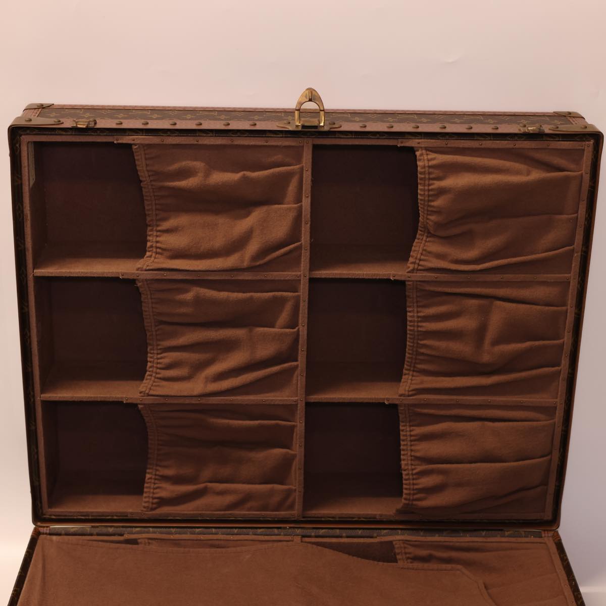LOUIS VUITTON Monogram Gemine Shoes Trunk M21626 LV Auth 41008SV
