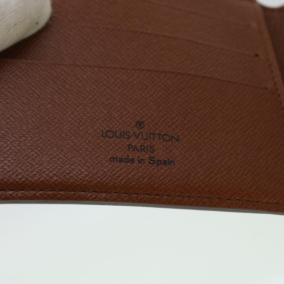 LOUIS VUITTON Monogram Portefeuille Marco Bifold Wallet M61675 LV Auth 41048