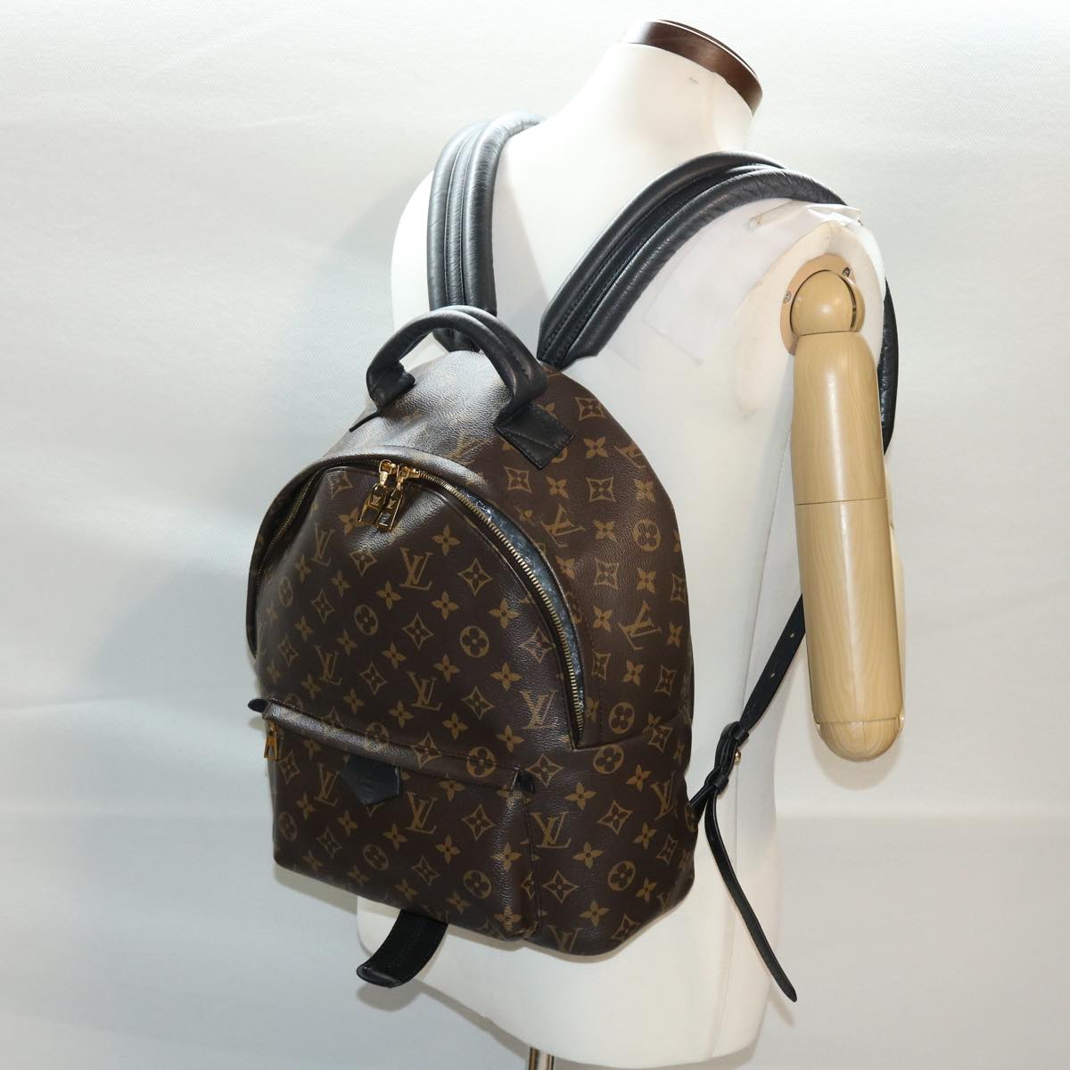 LOUIS VUITTON Monogram Palm Springs PM Backpack M41560 LV Auth 41103