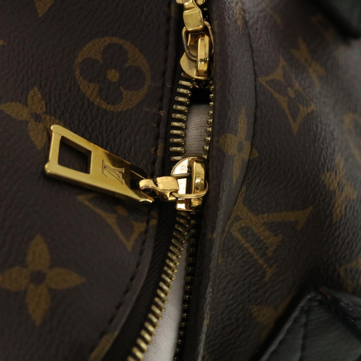 LOUIS VUITTON Monogram Palm Springs PM Backpack M41560 LV Auth 41103