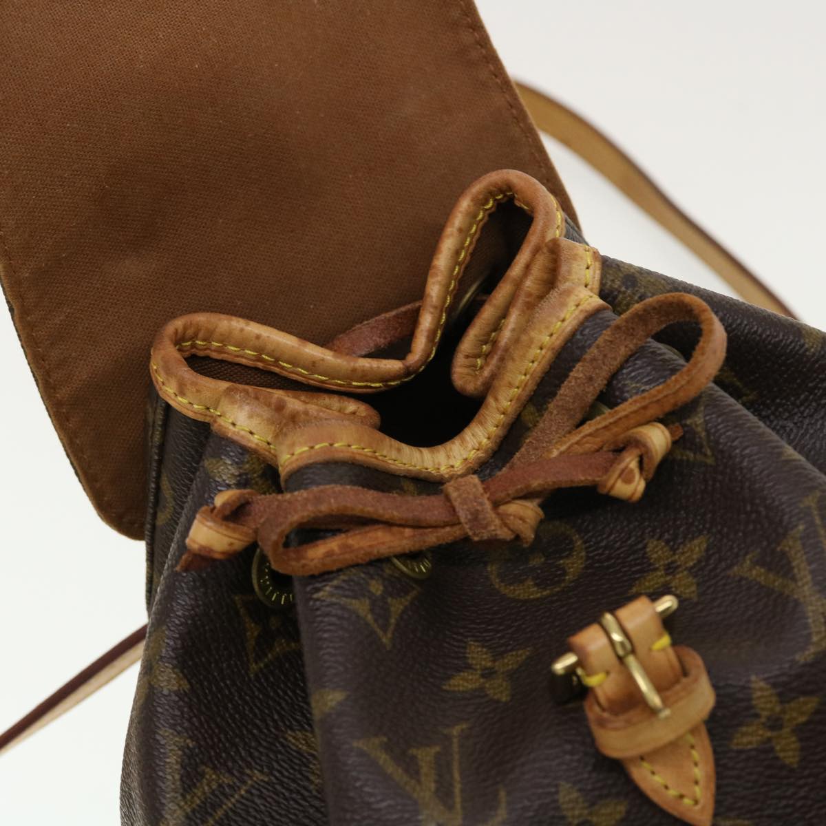 LOUIS VUITTON Monogram Montsouris PM Backpack M51137 LV Auth 41108