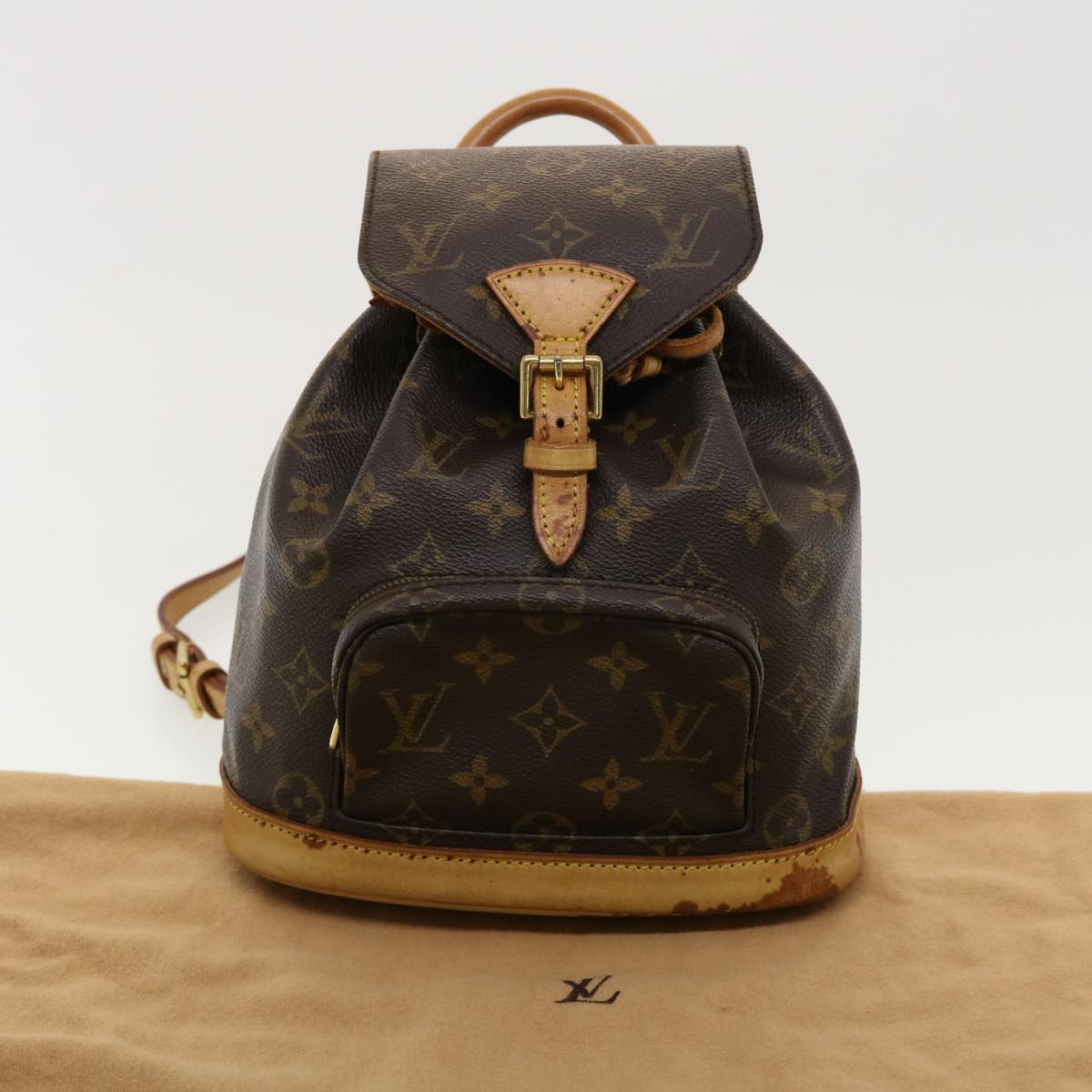 LOUIS VUITTON Monogram Montsouris PM Backpack M51137 LV Auth 41108