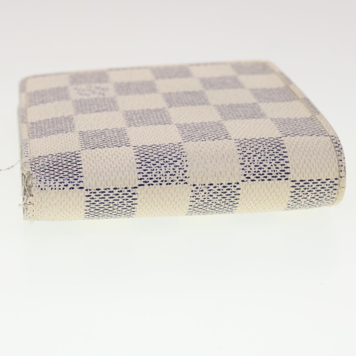 LOUIS VUITTON Damier Azur Porte Feuille Marco Bifold Wallet N60018 LV Auth 41135