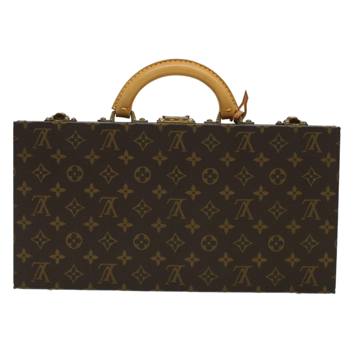 LOUIS VUITTON Monogram Casino Case Playing Cards Cube Game Dice SPO Auth 41140S