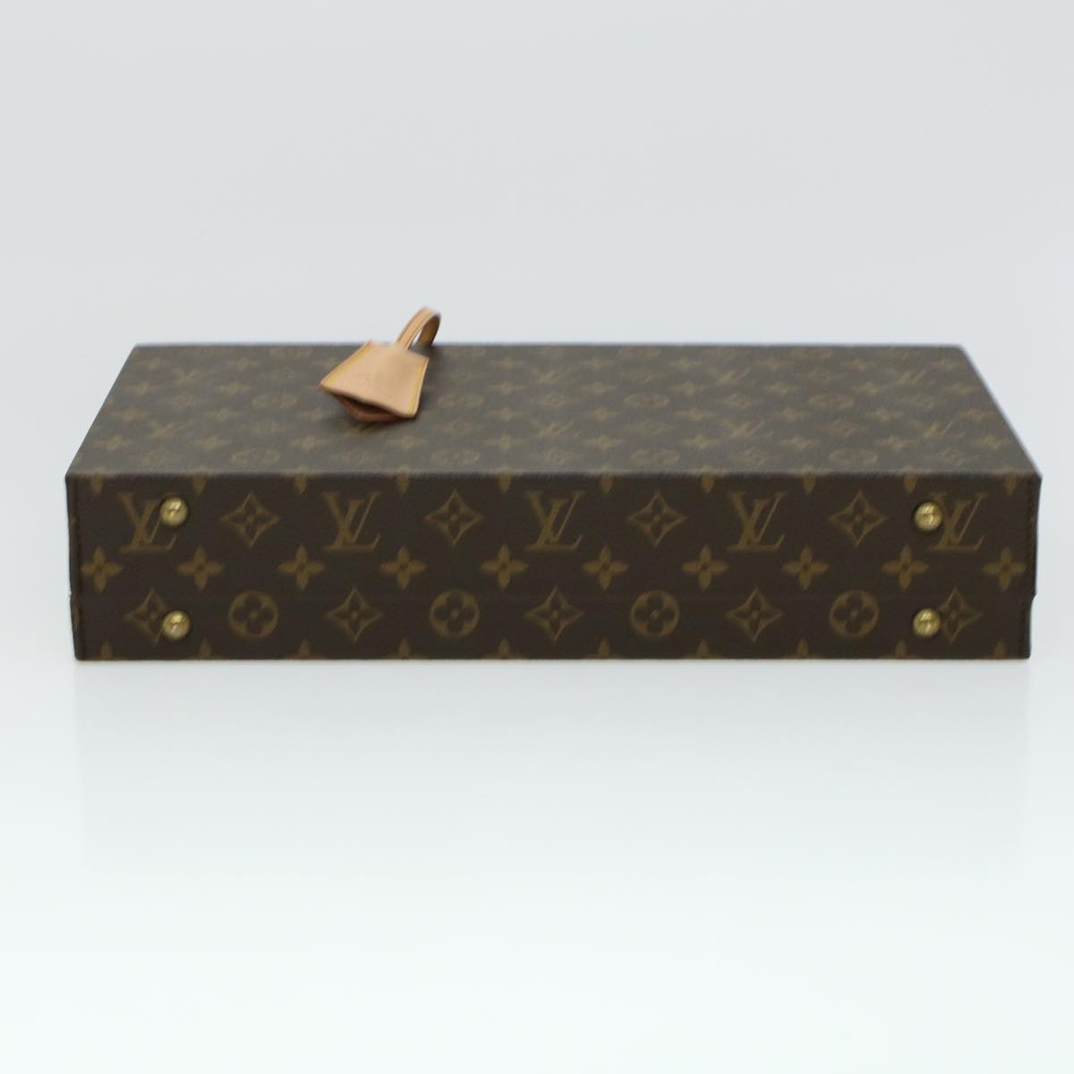 LOUIS VUITTON Monogram Casino Case Playing Cards Cube Game Dice SPO Auth 41140S