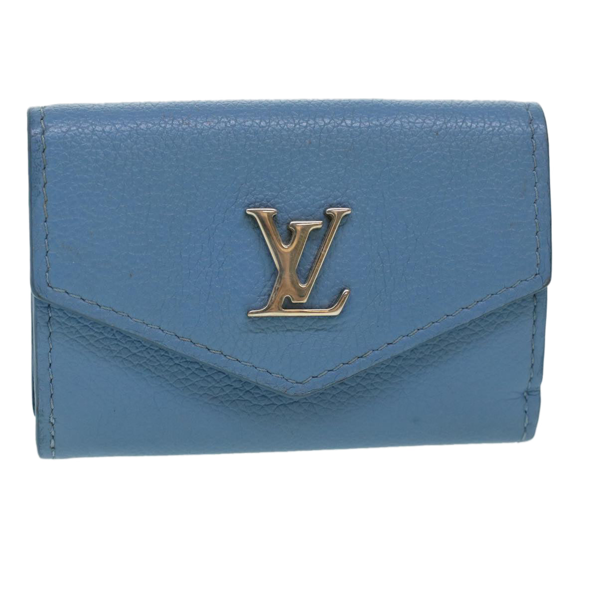 LOUIS VUITTON Portefeuille Rock Mini Trifold Wallet Leather Brue M67861 LV 41233