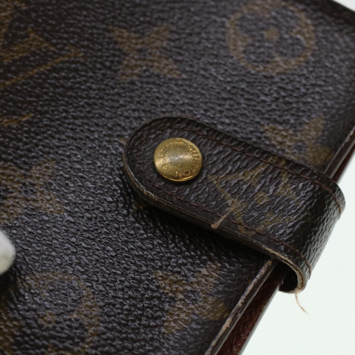 LOUIS VUITTON Monogram Compact Zip Wallet M61667 LV Auth 41633