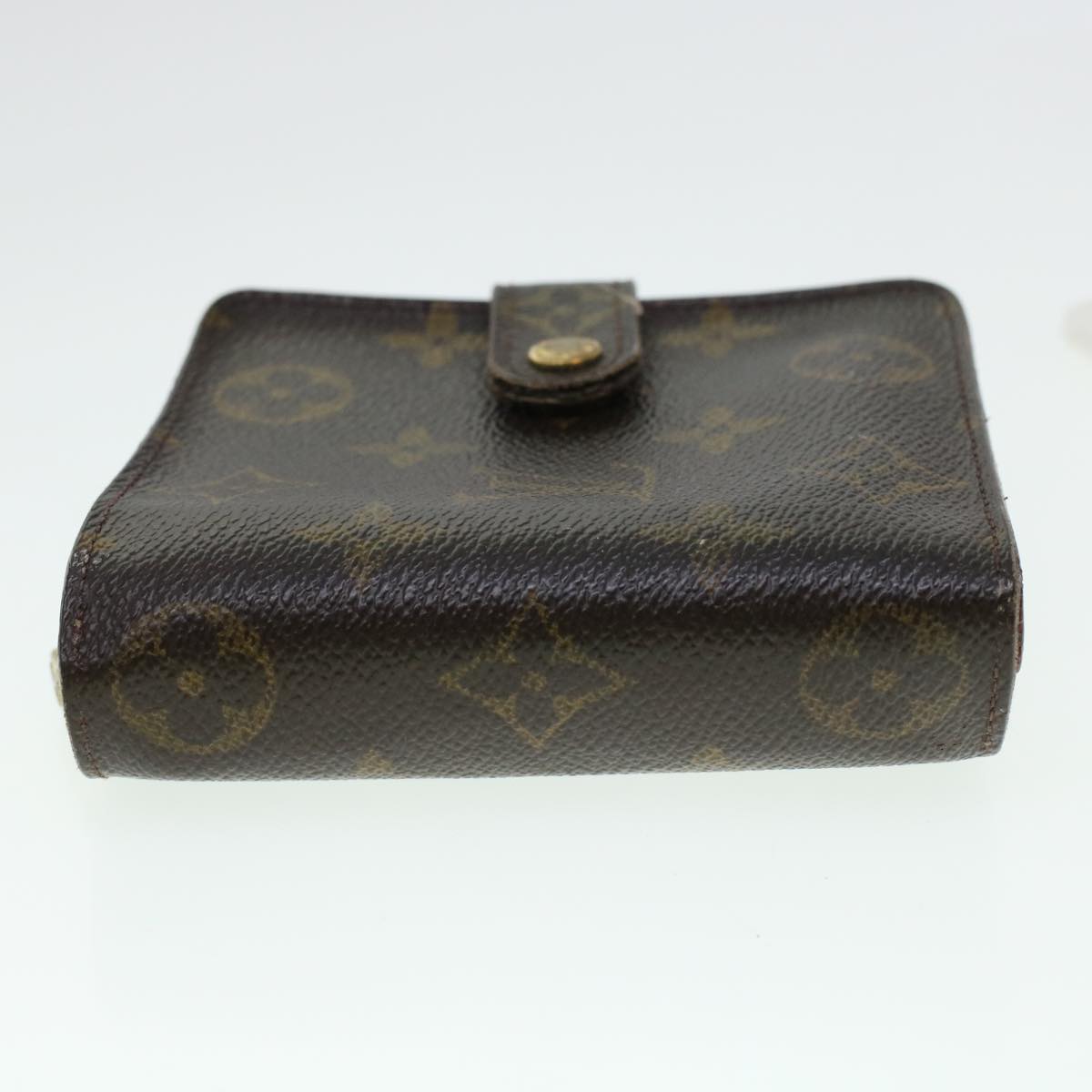 LOUIS VUITTON Monogram Compact Zip Wallet M61667 LV Auth 41633