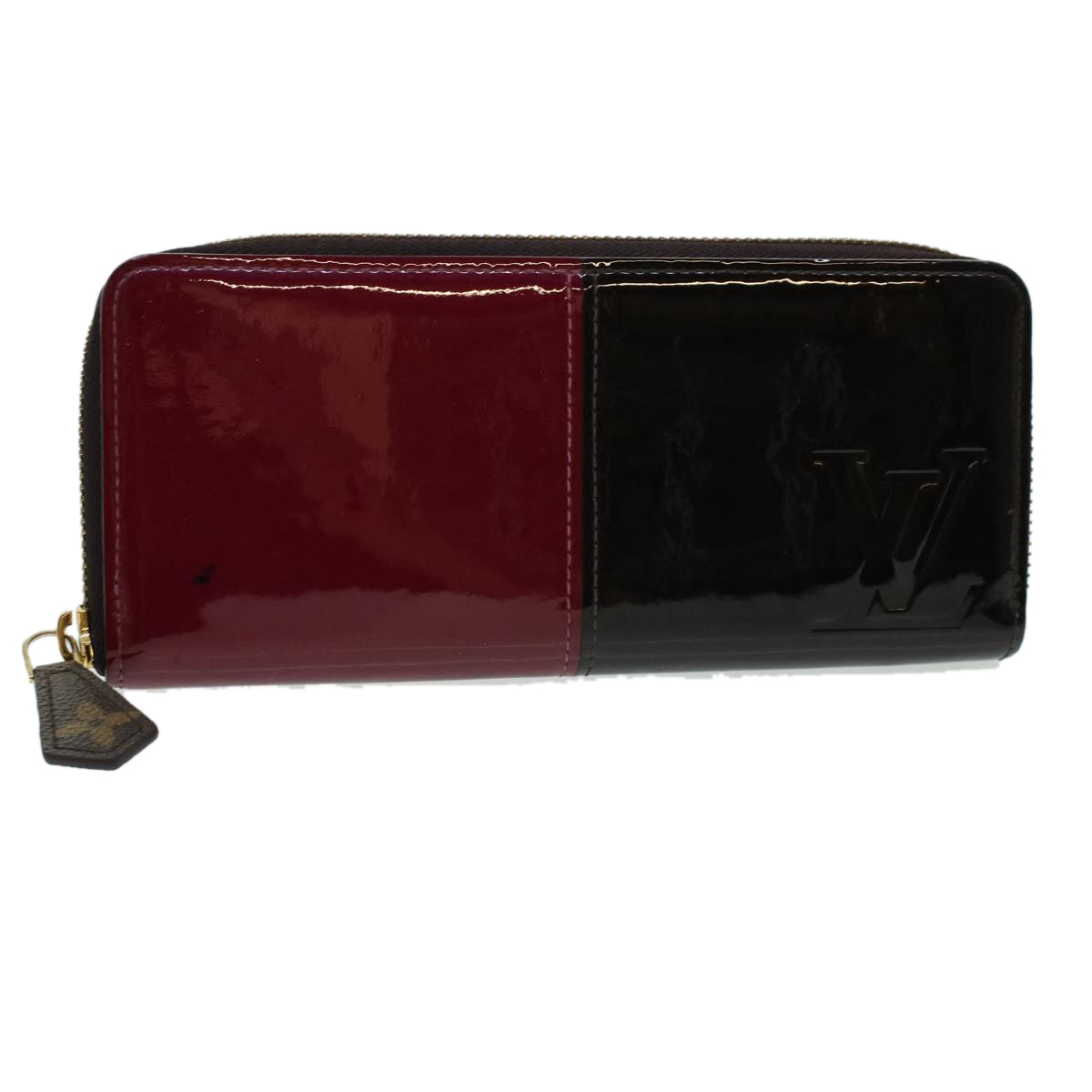 LOUIS VUITTON Vernis Portefeuille Miroir Wallet Amarante Magenta M64403 LV 41689