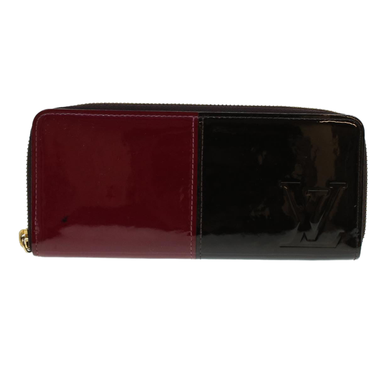 LOUIS VUITTON Vernis Portefeuille Miroir Wallet Amarante Magenta M64403 LV 41689