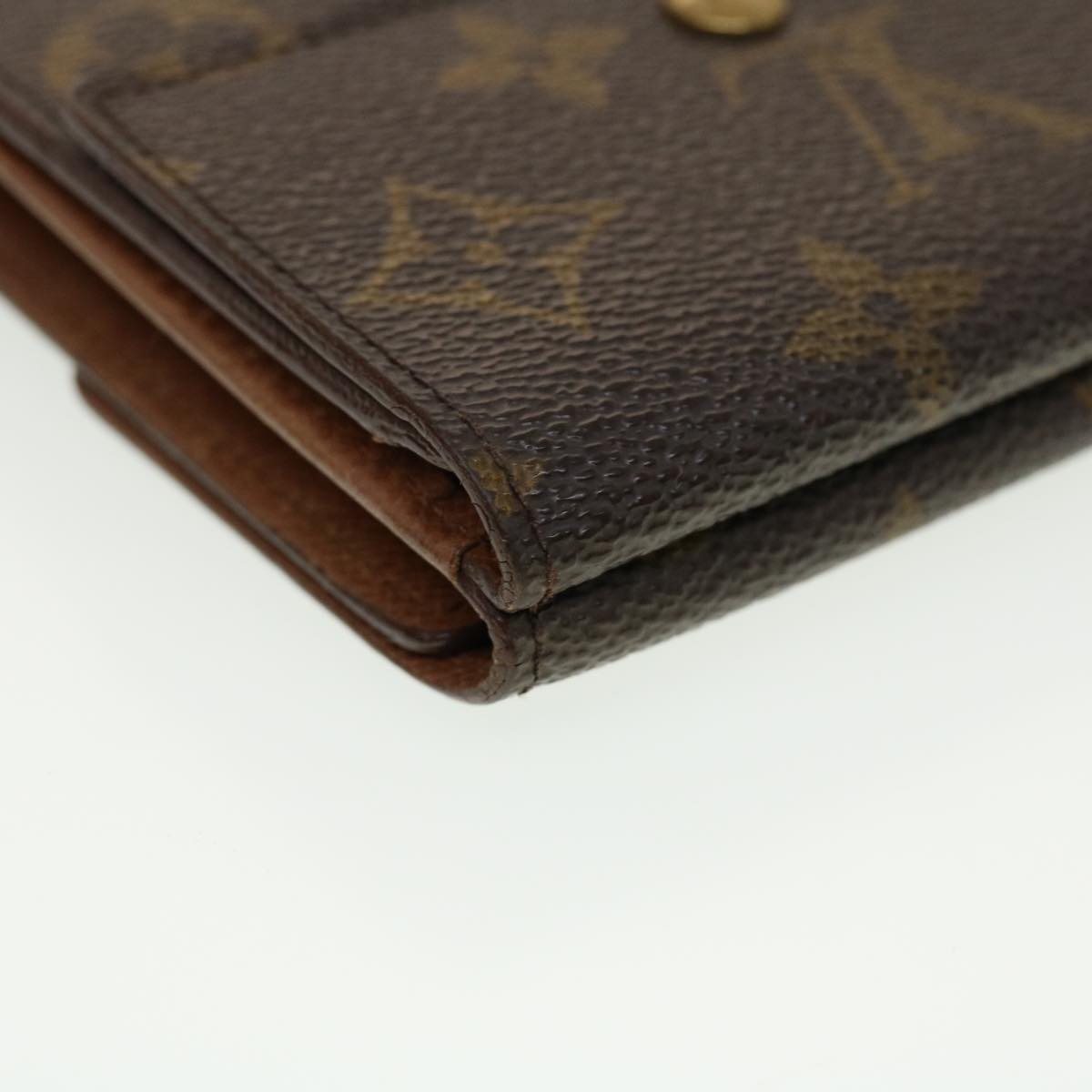 LOUIS VUITTON Porte Monnaie Billets Cartes Crdit Wallet M61652 LV Auth 41739