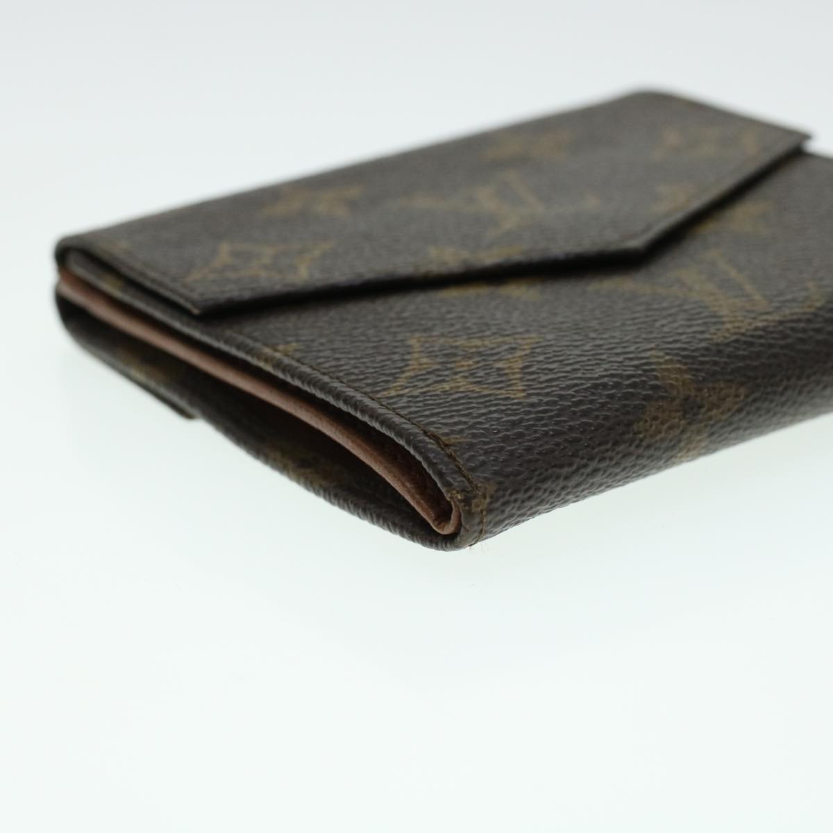 LOUIS VUITTON Monogram Porte Monnaie Bie Wallet E1398S LV Auth 41740