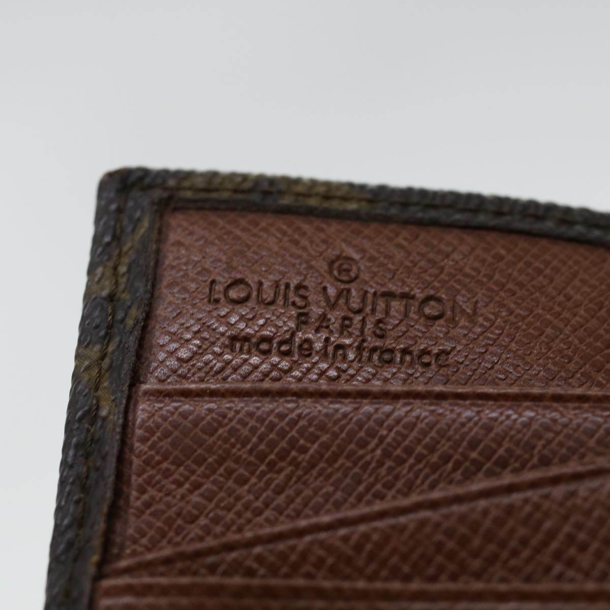 LOUIS VUITTON Monogram Porte Monnaie Bie Wallet E1398S LV Auth 41740