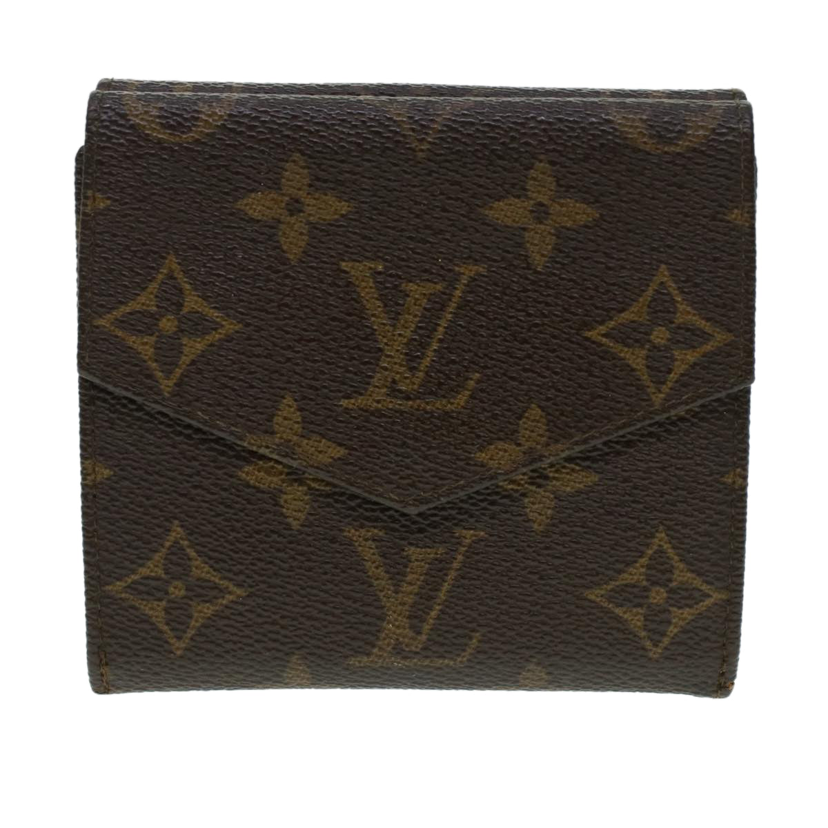 LOUIS VUITTON Monogram Porte Monnaie Bie Wallet E1398S LV Auth 41740