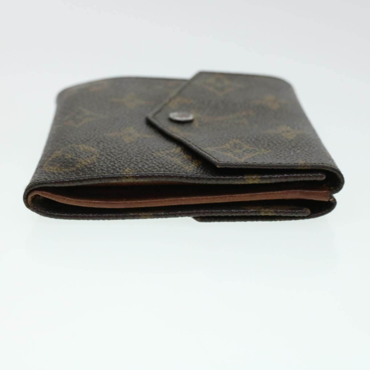 LOUIS VUITTON Monogram Porte Monnaie Bie Wallet E1398S LV Auth 41740