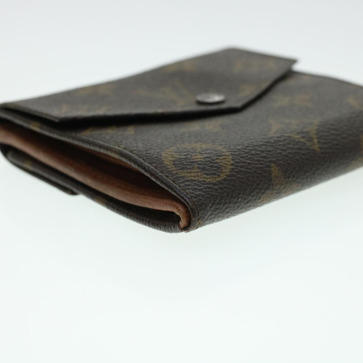 LOUIS VUITTON Monogram Porte Monnaie Bie Wallet E1398S LV Auth 41740