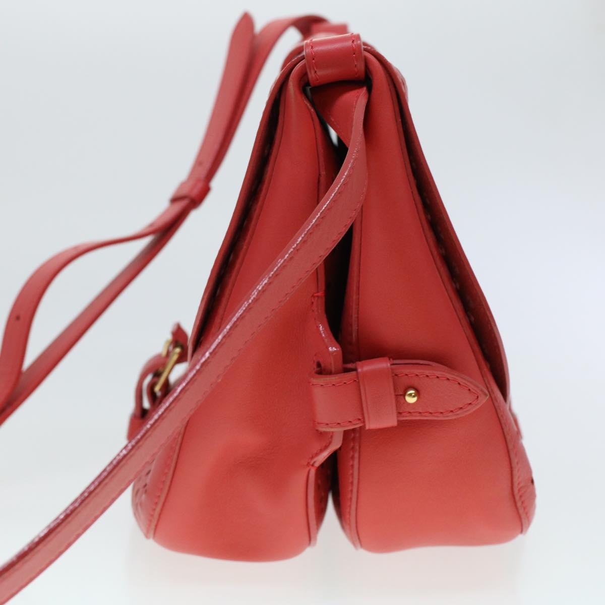 LOUIS VUITTON Perfo Furore Saumur Shoulder Bag Pink LV Auth 41755SAM