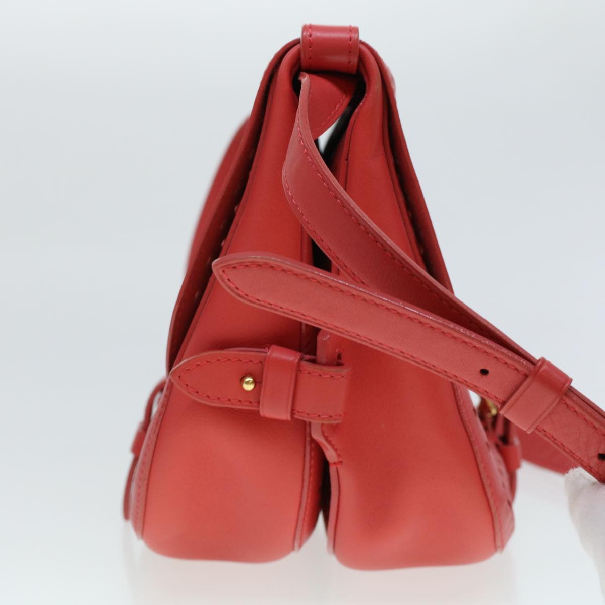 LOUIS VUITTON Perfo Furore Saumur Shoulder Bag Pink LV Auth 41755SAM