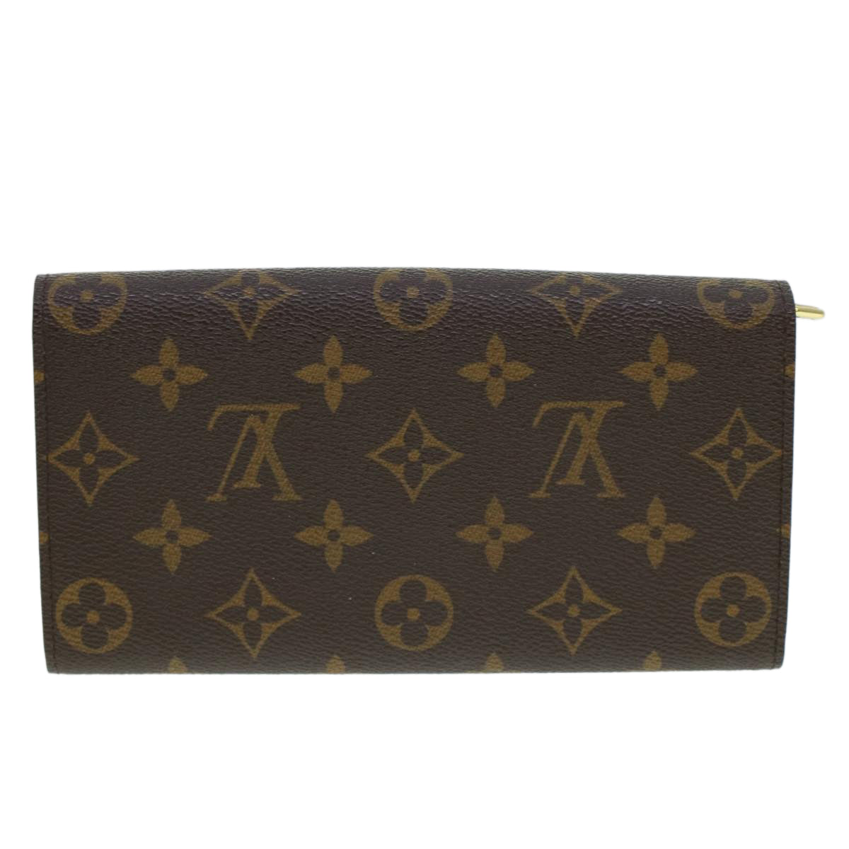 LOUIS VUITTON Monogram Portefeuille Sarah Long Wallet M60531 LV Auth 41852