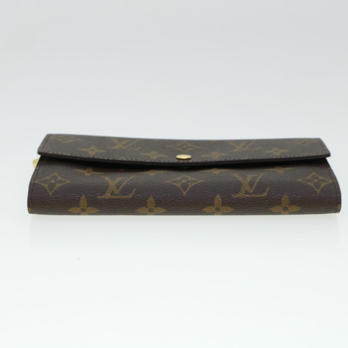 LOUIS VUITTON Monogram Portefeuille Sarah Long Wallet M60531 LV Auth 41852