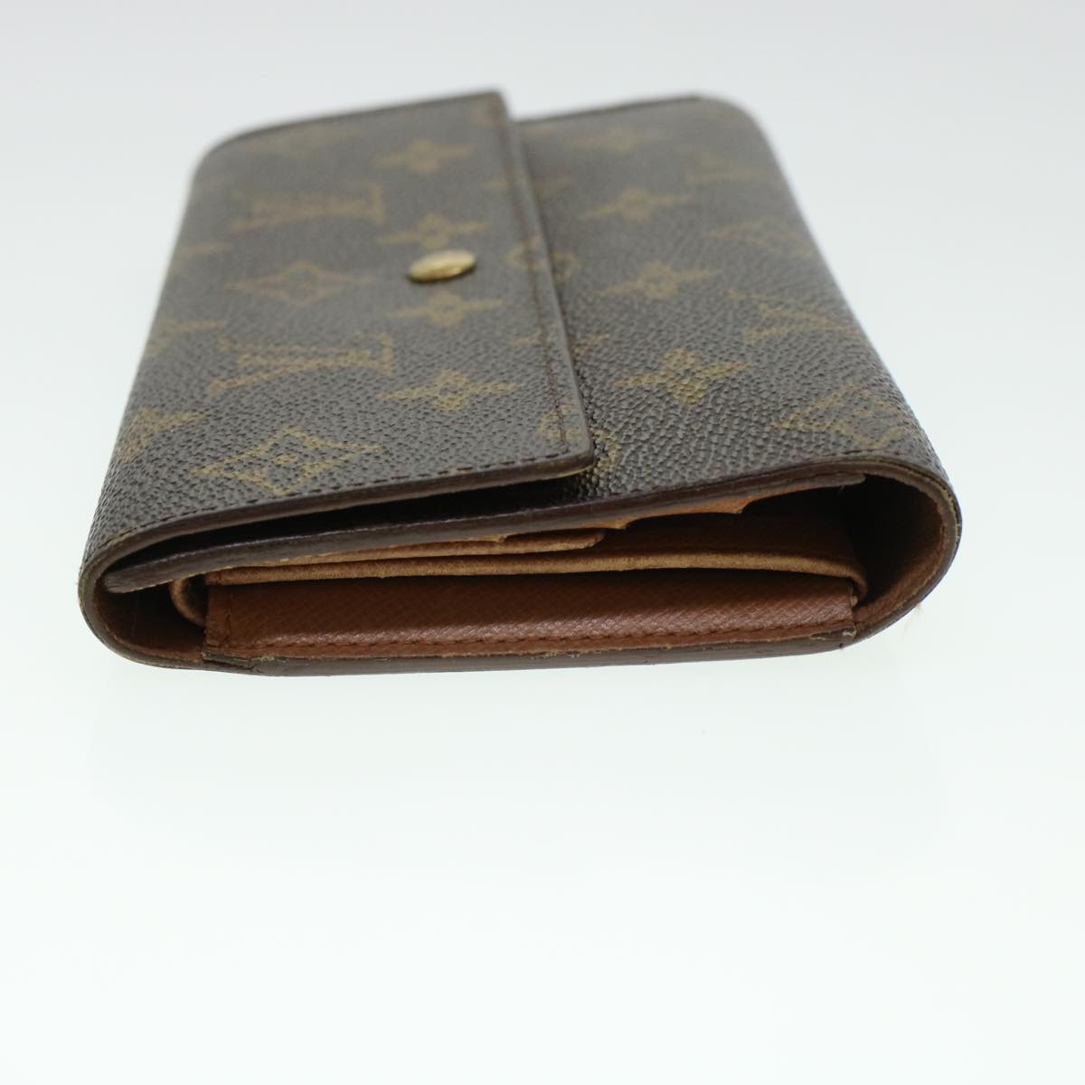 LOUIS VUITTON Monogram Portefeuille International Long Wallet M61217 Auth 41853