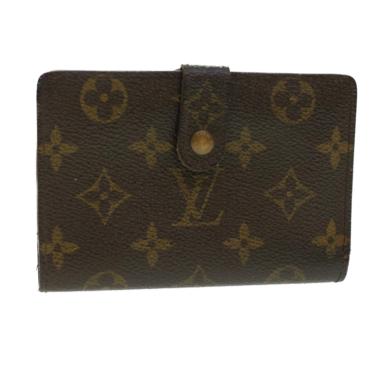 LOUIS VUITTON Monogram Porte Monnaie Billets Viennois Wallet M61663 Auth 41858