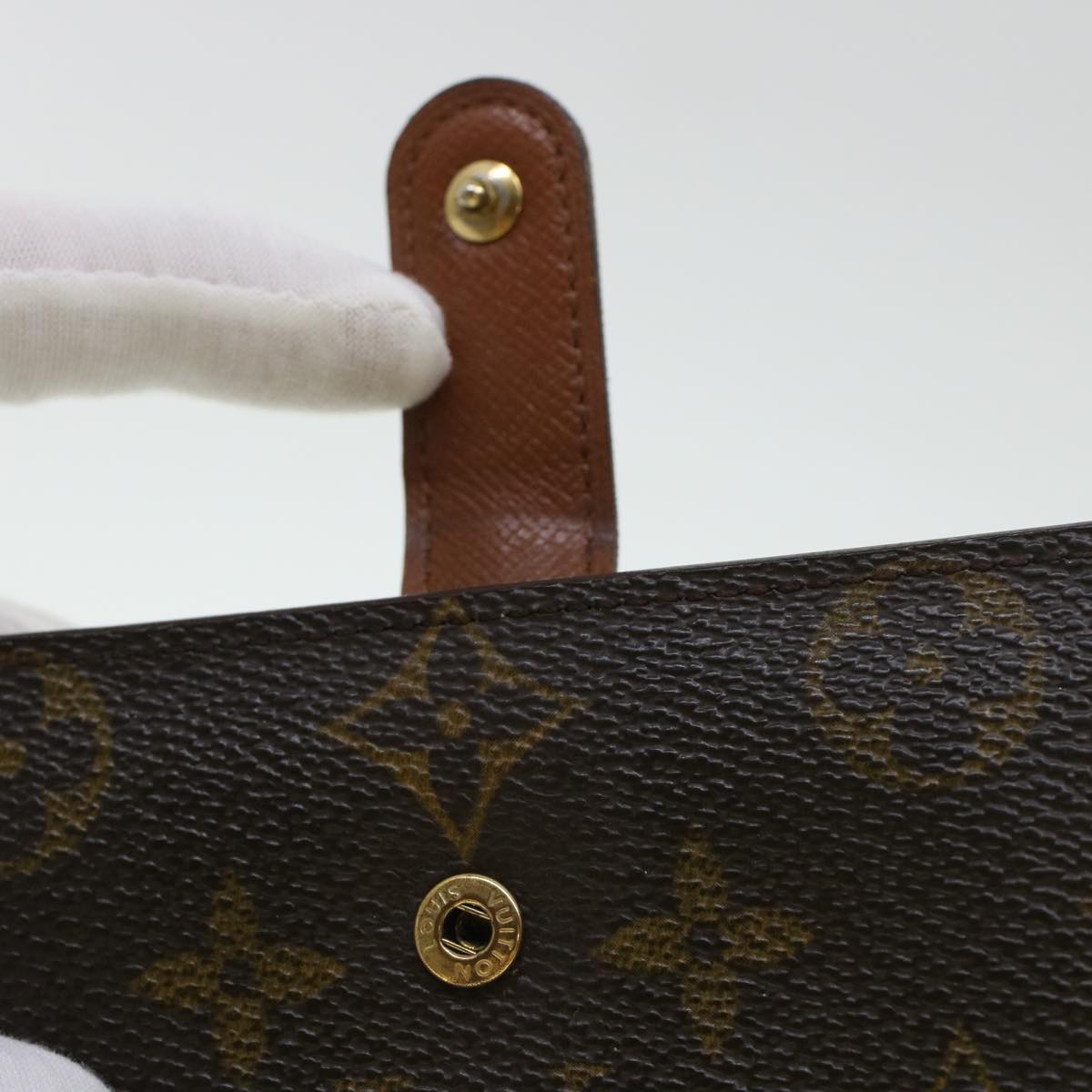 LOUIS VUITTON Monogram Porte Monnaie Billets Viennois Wallet M61663 Auth 41858