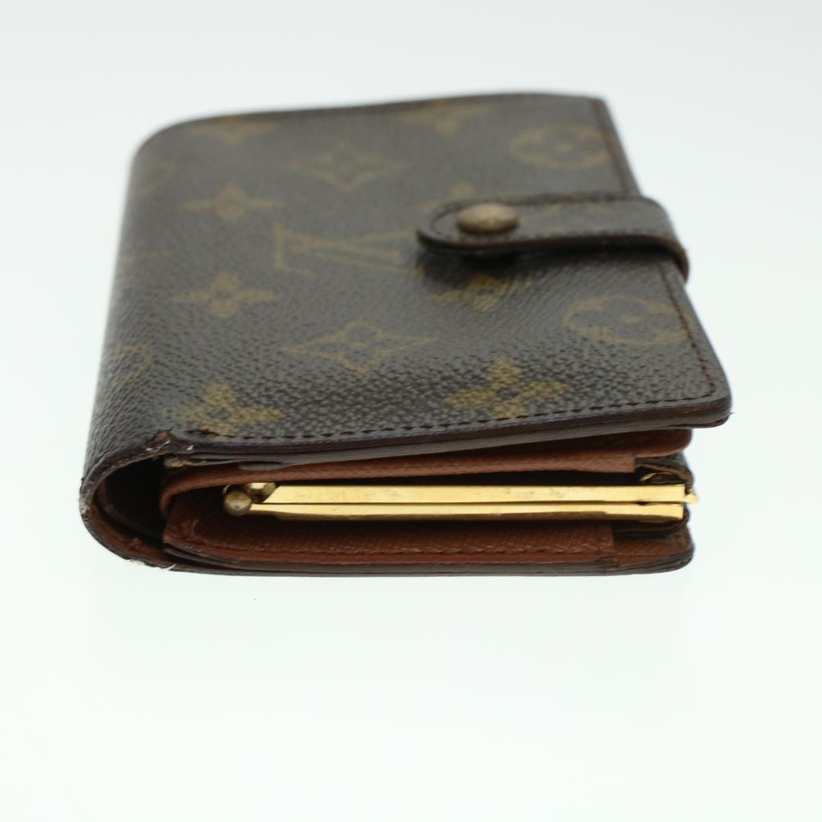 LOUIS VUITTON Monogram Porte Monnaie Billets Viennois Wallet M61663 Auth 41858