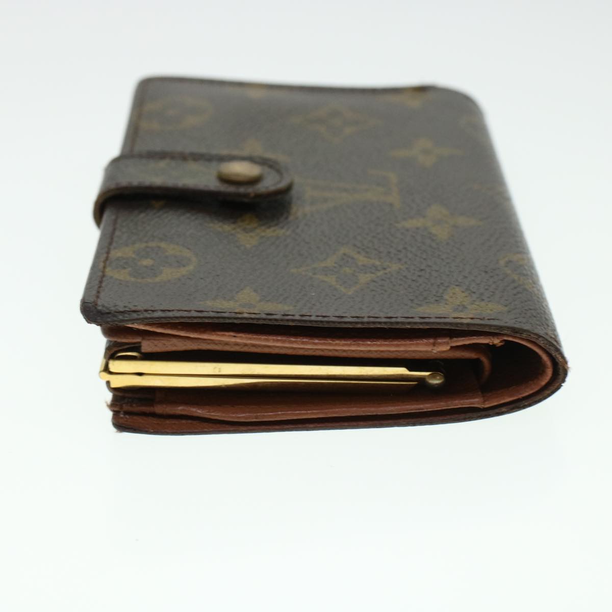 LOUIS VUITTON Monogram Porte Monnaie Billets Viennois Wallet M61663 Auth 41858