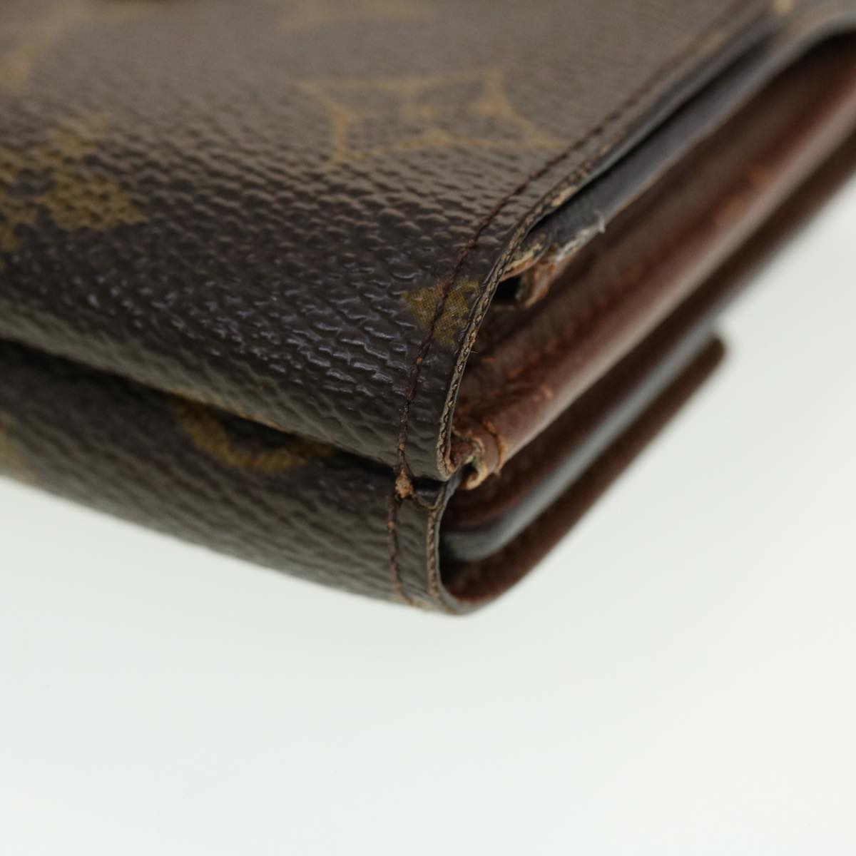 LOUIS VUITTON Porte Monnaie Billets Cartes Crdit Wallet M61652 LV Auth 41860