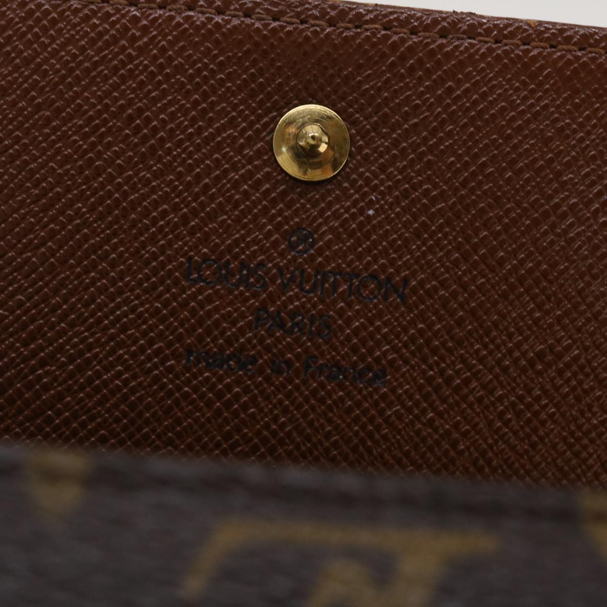 LOUIS VUITTON Porte Monnaie Billets Cartes Crdit Wallet M61652 LV Auth 41860