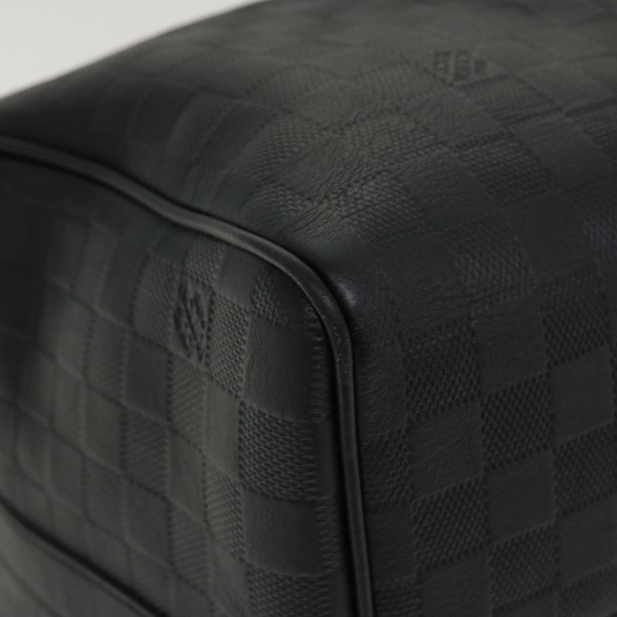 LOUIS VUITTON Damier Infini Keepall Bandouliere 45 Boston Bag N41145 LV 42163S