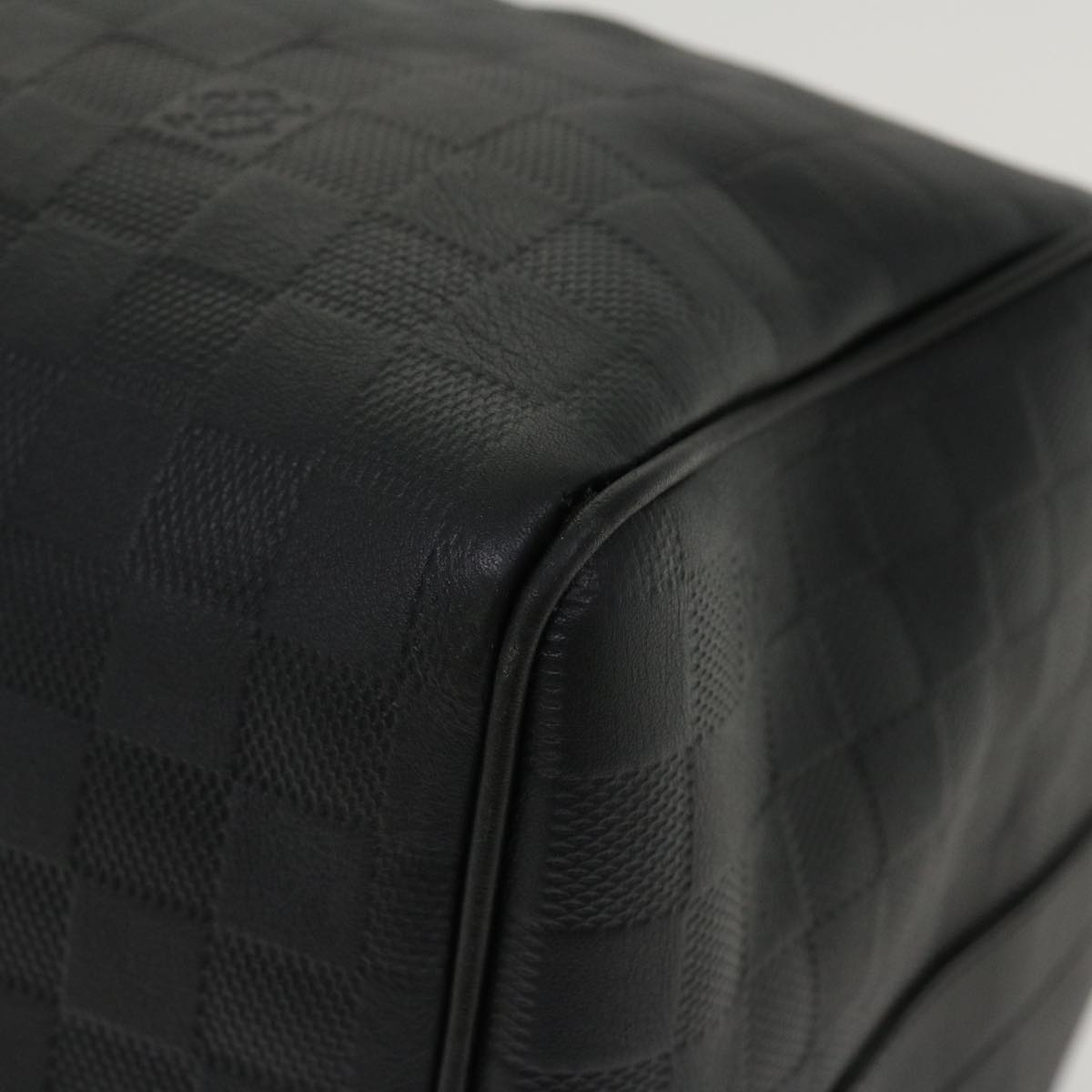 LOUIS VUITTON Damier Infini Keepall Bandouliere 45 Boston Bag N41145 LV 42163S