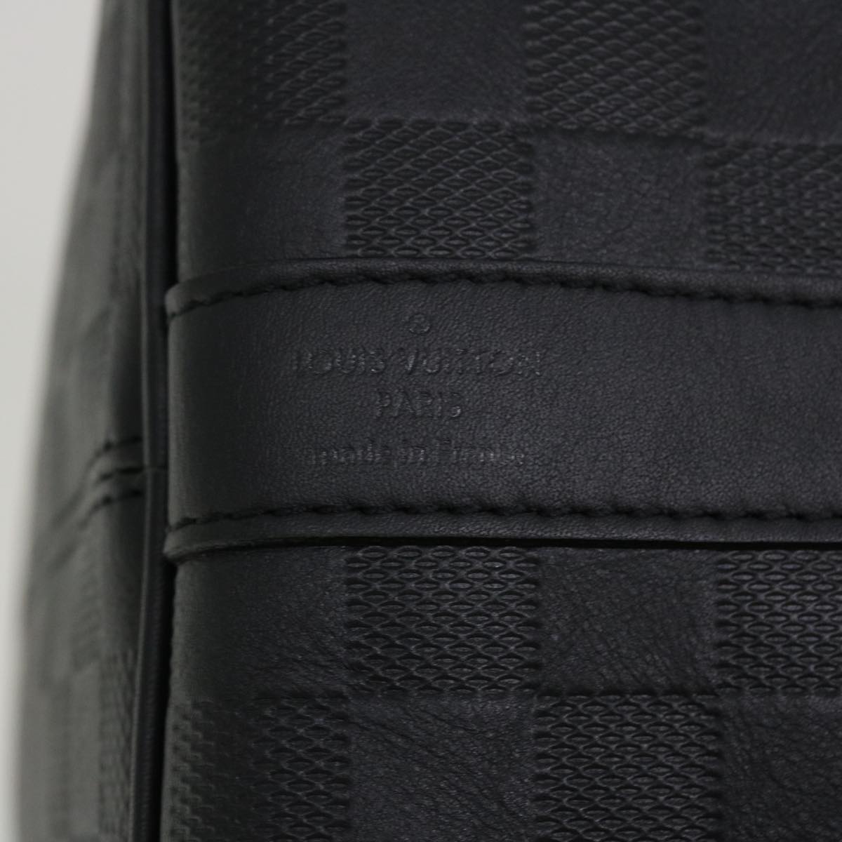 LOUIS VUITTON Damier Infini Keepall Bandouliere 45 Boston Bag N41145 LV 42163S