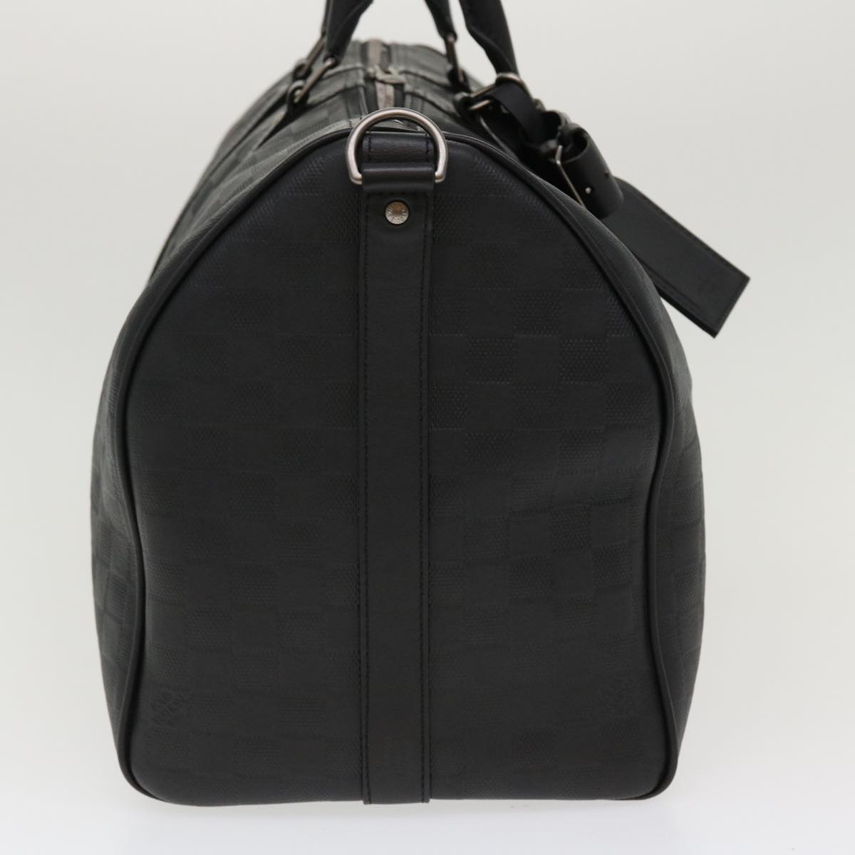 LOUIS VUITTON Damier Infini Keepall Bandouliere 45 Boston Bag N41145 LV 42163S