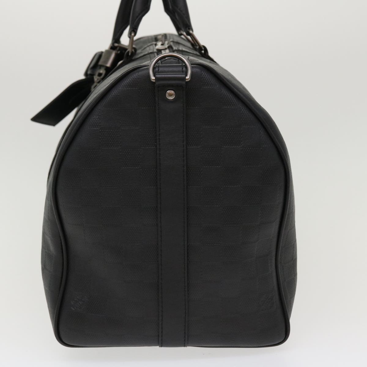 LOUIS VUITTON Damier Infini Keepall Bandouliere 45 Boston Bag N41145 LV 42163S