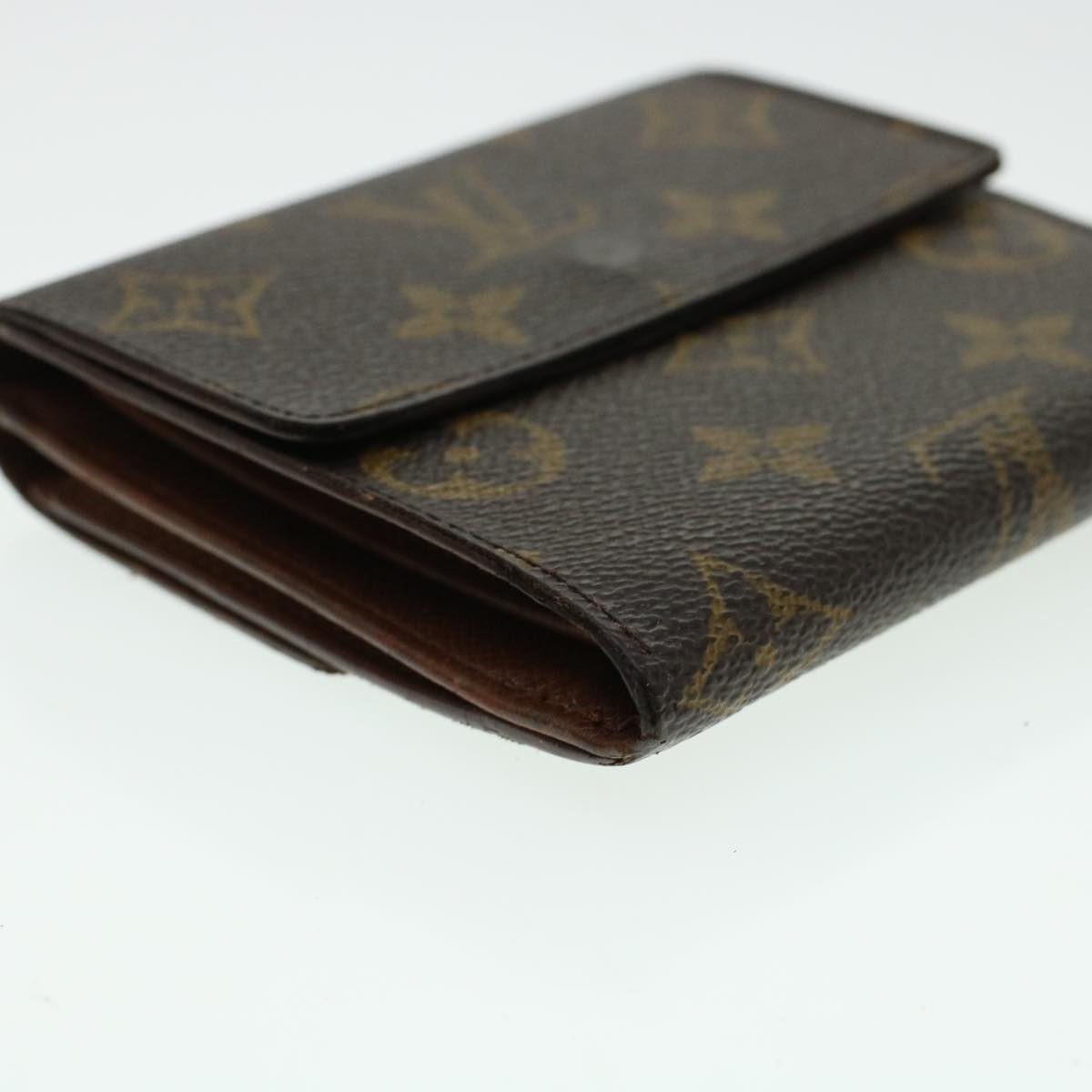 LOUIS VUITTON Monogram Portefeuille Elise Wallet M61654 LV Auth 42175